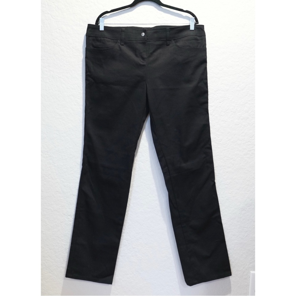 Vintage Y2K Lip Service Black Straight Leg Pants Fits Women’s 38 USA Goth